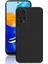 Xiaomi Redmi Note 11 Global Matte Serisi Kamera Korumalı Silikon Tpu Kılıf - Siyah 1