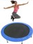 102 cm (40 Inç )Trambolin Metal Yay Mavi Deluxe Trampolin 1