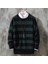 Yeşil Siyah Çizgili Streetwear Oversize Kazak-Standart-Yeşil-Siyah 1