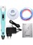 3D Pen Baskı Kalemi - Full Set - Mavi 1