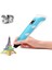 3D Pen Baskı Kalemi - Full Set - Mavi 2