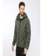 Henry Coat 100565228 Gogsu Armalı Sısme Mont Haki-L 1