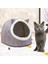 Kedi Köpek Evi Katlanabilir Kedi Evi Köpek Evi 34*40*35 Gri 1