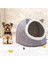 Kedi Köpek Evi Katlanabilir Kedi Evi Köpek Evi 34*40*35 Gri 3
