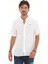 TB0A2DCC1001 Timberlandss Linen Shirt Erkek Gömlek Beyaz 1