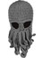 Unisex Sakal Şapka Örgü Beanie Kış Sıcak Ahtapot Şapka Rüzgar Geçirmez Komik Açık Gri(Yurt Dışından) 2
