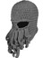 Unisex Sakal Şapka Örgü Beanie Kış Sıcak Ahtapot Şapka Rüzgar Geçirmez Komik Açık Gri(Yurt Dışından) 3