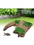 Reçine Kaplumbağa Terrapin Dock Kaplumbağa Rampa Habitat Dekor ile Tesking Platformu 21.5X7X6CM B (Yurt Dışından) 3