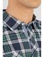 Slim Fit Kısa Kol Ekose Çift Cep Kapaklı Teksas Model Erkek Gömlek 4