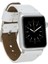 Apple Watch Uyumlu Deri Kordon 38-40-41MM Orfe F3 Beyaz 2