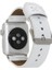 Apple Watch Uyumlu Deri Kordon 38-40-41MM Orfe F3 Beyaz 3