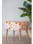 Semya Home Iskandinav Desenli Retro Ahşap Puf & Bench 1