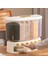 Love Home 6 Bölmeli Bakliyat Saklama Kutusu - Beyaz (Yurt Dışından) 3