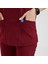 Likralı Dinamik Basic Doktor, Hemşire Forması – Kadın, Bordo 3