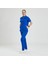 Likralı Dinamik Crocus Doktor, Hemşire Forması – Kadın, Royal Mavi 1