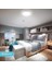 Lambalar Banyo Led Tavan Işık Elfel Tavan Işık Uydurma IP54 Su Geçirmez 24 W 2200LM 5000K Doğal (Yurt Dışından) 4