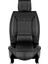 Seat Cordoba Lüks Deri Oto Koltuk Kılıfı Ön/Arka Set Siyah/Beyaz 1
