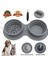 1000 ml Büyük Katlanabilir Köpek Pet Katlanır Silikon Kase Açık Seyahat Taşınabilir Yavru Gıda Konteyner Besleyici Çanak Kase | Köpek Besleme (Yurt Dışından) 5