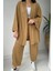 Kadın Gofre Kimono Alt-Üst Takım 2