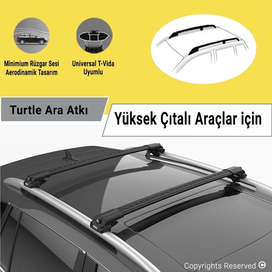 Barres De Toit Pour Renault Arkana 2020-2025 - Modèle ACE-4 En Aluminium Noir - 2 Barres (sans Rails D'origine)