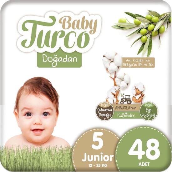 Baby Turco Doğadan 5 Numara Junıor 48 Adet
