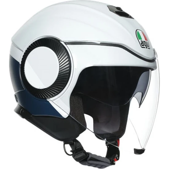 Agv Orbyt Multi Block Matt Light Grey Ebony Açık Kask