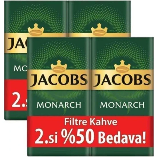Jacobs Monarch Filtre Kahve 4 x 500 gr