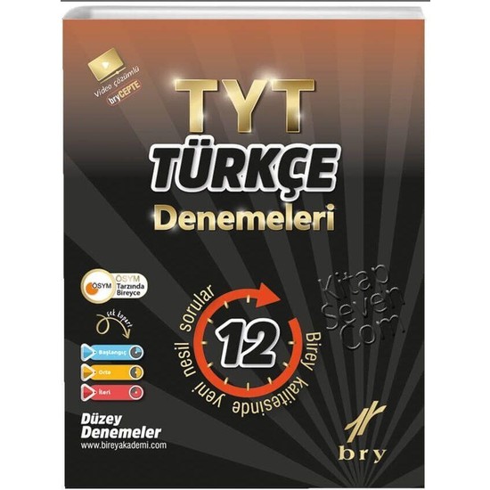 TYT Türkçe 12 Li Denemeleri Birey Yayınları Kitabı Ve Fiyatı