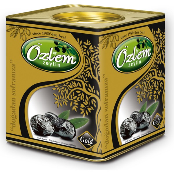 0223-10 ネムちゃん Özlem Zeytin Özlem Gold 10 Kg Teneke Siyah Zeytin (231-260 KLB