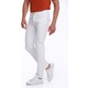 Hatemoğlu Erkek Beyaz Regular Fit Yüksek Bel Düz Paça Basic Kot Pantolon