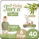 Baby Turco Doğadan Külot Bez 6 Numara Xlarge 40 Adet