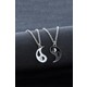 The Collection 2 Adet Ying Yang Denge Zincir Kolye Sevgili Arkadaşlık Best Friends Kolyesi