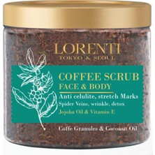 Lorenti Natural Sıkılaştırıcı Kahveli Yüz ve Vücut Peeling 500 ml