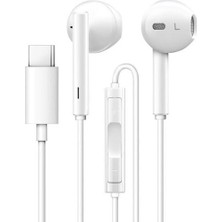 Torima Tc-01 Typ-C To Stereo Earphone Kablolu Kulaklık Beyaz