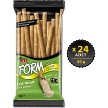 Eti Form Zeytinli Kinoalı Çıtır Çubuk Kraker 50 g x 24 Adet