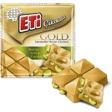 Eti Gold Antep Fıstıklı Karamelize Beyaz Çikolata 60 g x 10 Adet