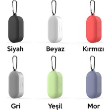 Qcy T1S-T2C Bluetooth Kulaklık Için Silikon Koruma Kılıf+ Anahtarlık