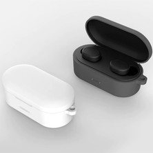 Qcy T1S-T2C Bluetooth Kulaklık Için Silikon Koruma Kılıf+ Anahtarlık