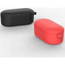 Qcy T1S-T2C Bluetooth Kulaklık Için Silikon Koruma Kılıf+ Anahtarlık