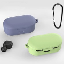 Qcy T1S-T2C Bluetooth Kulaklık Için Silikon Koruma Kılıf+ Anahtarlık