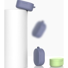 Qcy T1S-T2C Bluetooth Kulaklık Için Silikon Koruma Kılıf+ Anahtarlık