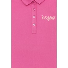 U.S. Polo Assn. Kız Çocuk Pembe Basic T-Shirt 50253145-VR041