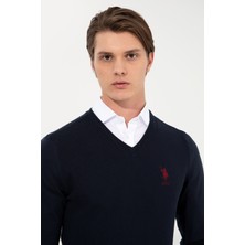U.S. Polo Assn. Erkek Lacivert Triko Kazak 50251877-VR033
