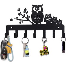 3Art Metal Kuş Desenli Metal Dekoratif Askılık