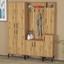 Kalender Dekor Rose-1-2-4 Portmanto Vestiyer Ayakkabılık RS04