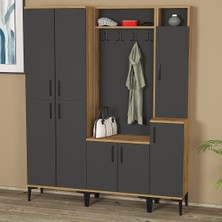 Kalender Dekor Rose-1-2-4 Portmanto Vestiyer Ayakkabılık RS06