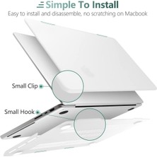 Bros Apple Macbook Pro 14.2 Inç 2021 M1 Pro Işlemcili A2442 Seri Sert Macbook Kaplama Koruyucu