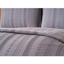 Doqu Home Calista Pike Seti  Çift Kişilik Gri