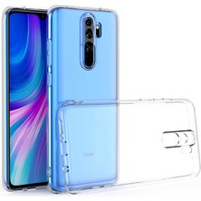 Kvy Xiaomi Redmi Note 8 Pro Kamera Korumalı Süper Silikon Kılıf Ekran Koruyucu