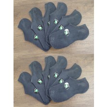 Erceys Unisex 12 Çift Bambu Dikişsiz Görünmez Spor Yakkabı Çorabı Sneakers